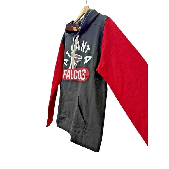 FANATICS OFFICIAL ATLANTA FALCONS NFL MENS "LARGE" NWT Jersey Sweatshirt Hoodie - Picture 7 of 12